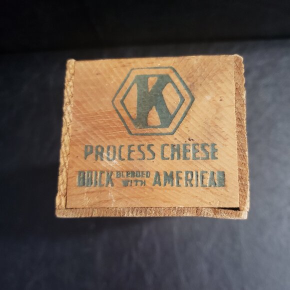 Wooden Kraft 2lb. Brick Blended with American Pasteurized Process Cheese - Picture 2 of 5